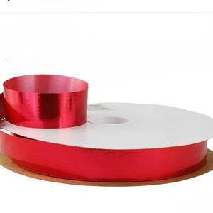 BERWICK Glossy Crimson Hot Red Ribbon NWT